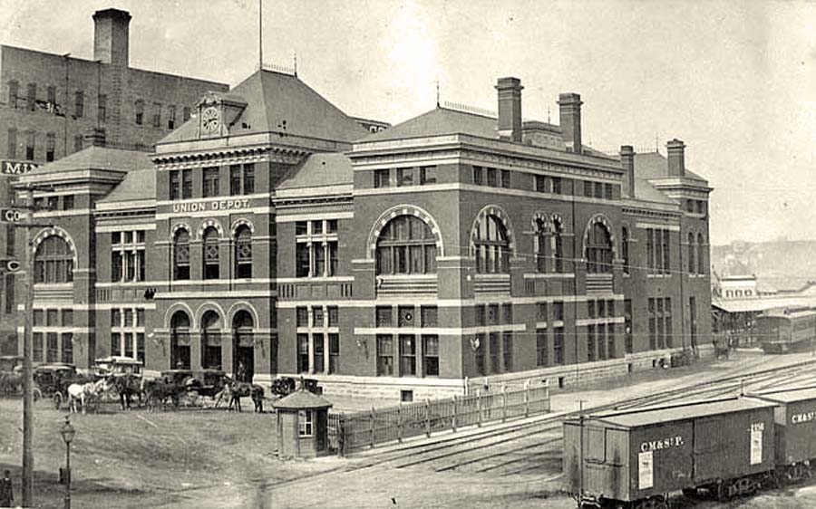 Saint Paul. Old Union Station, circa 1882