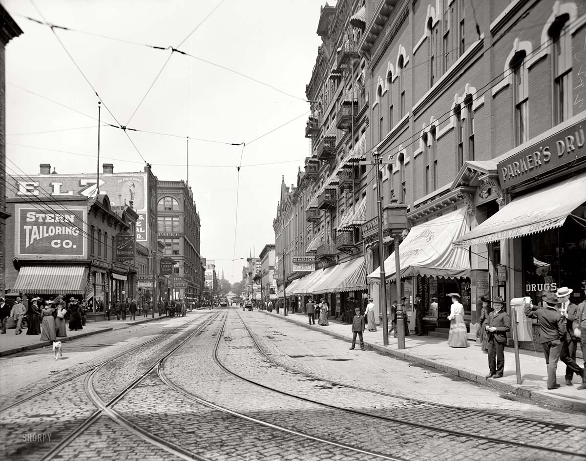 Saint Paul. Wabasha Street, circa 1905