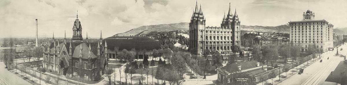 Salt Lake City. Mormon Temple, circa 1912