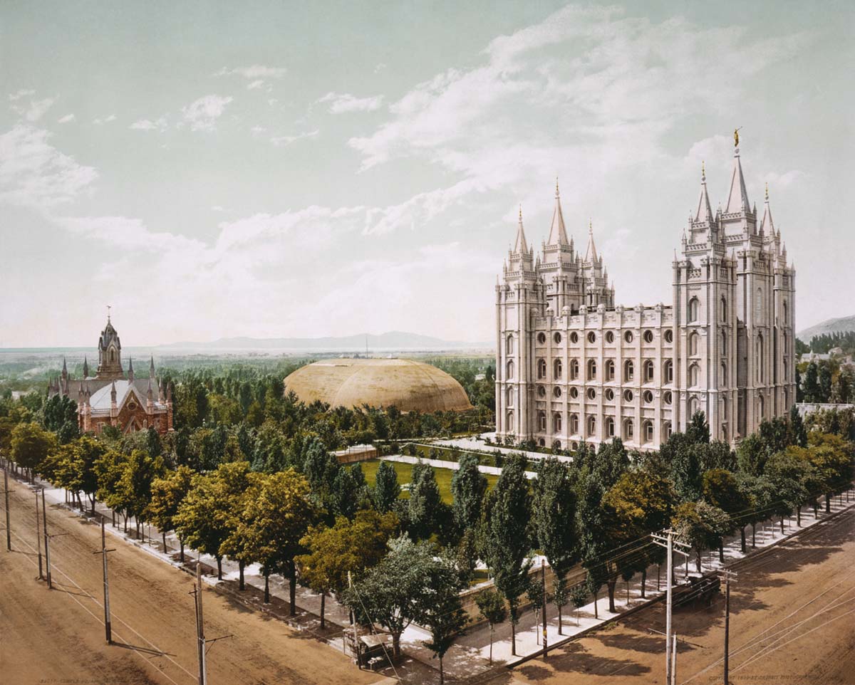 Salt Lake City. Temple Square, 1899