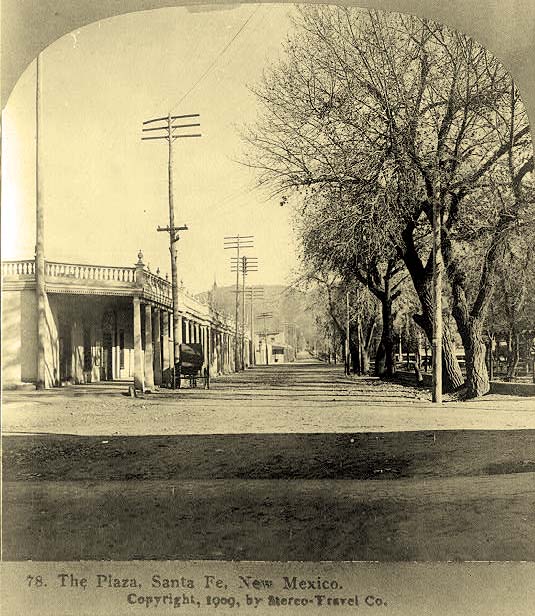 Santa Fe. The Plaza, 1909