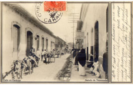 Caracas. Calle en Caracas, 1903
