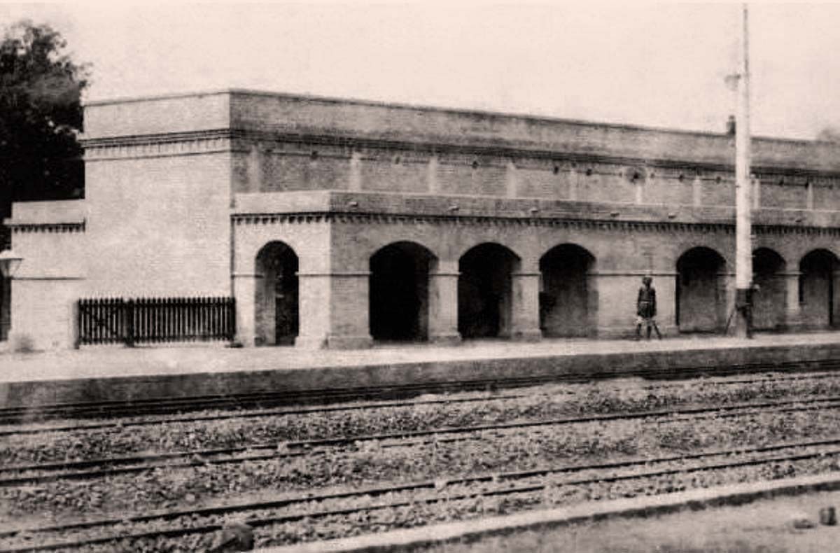 Dhaka. Old Fulbaria Rail Station, 1880s