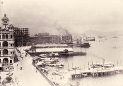 Hong Kong. Waterfront, between 1900 and 1923