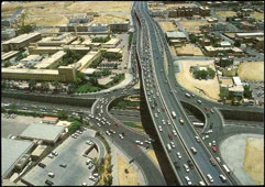 Riyadh. King Abdulaziz Road and King Fahd Road Intersection