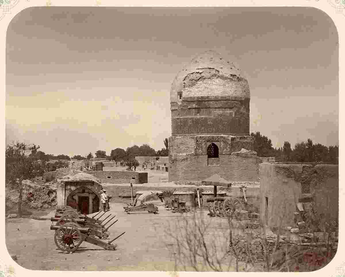 Samarkand. Mausoleum of Saint Sheikh Nuriddin Basir Kutbi Chakhordahum, 1868