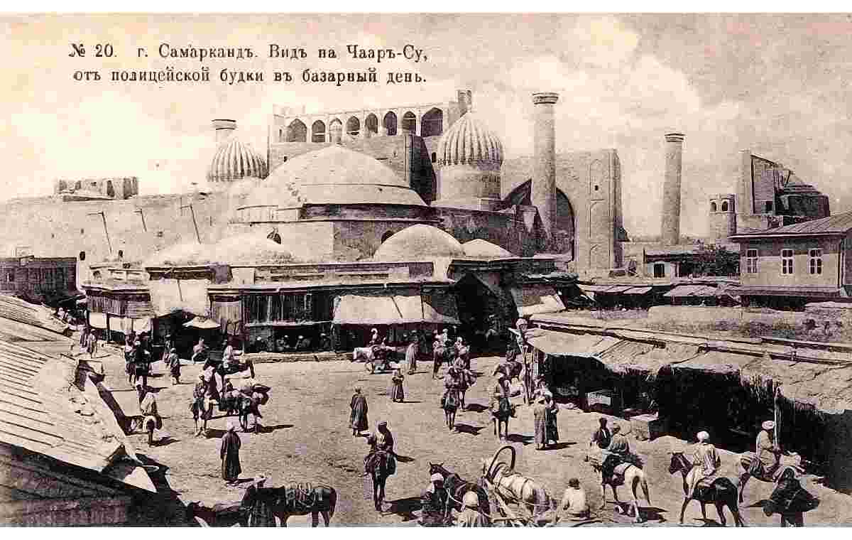 Samarkand. Chorsu market, 1903