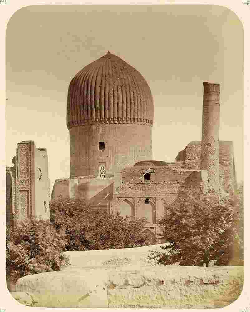 Samarkand. Gur-Amir - Mausoleum of Amir Temur, his teacher Mir Sayyid Barak and some members of the Temur family, 1868