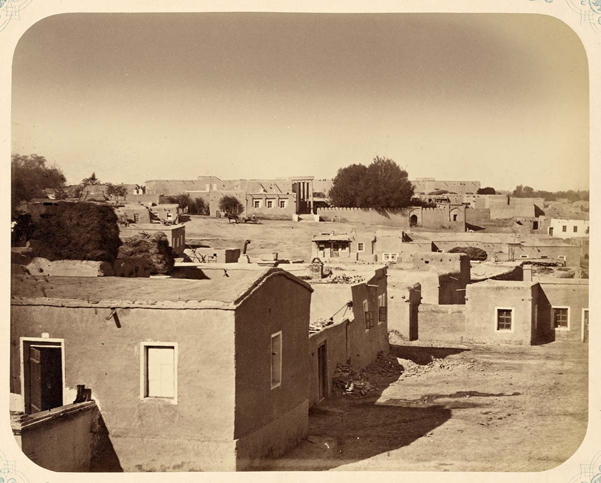 Samarkand. Buildings inside the castle, 1865