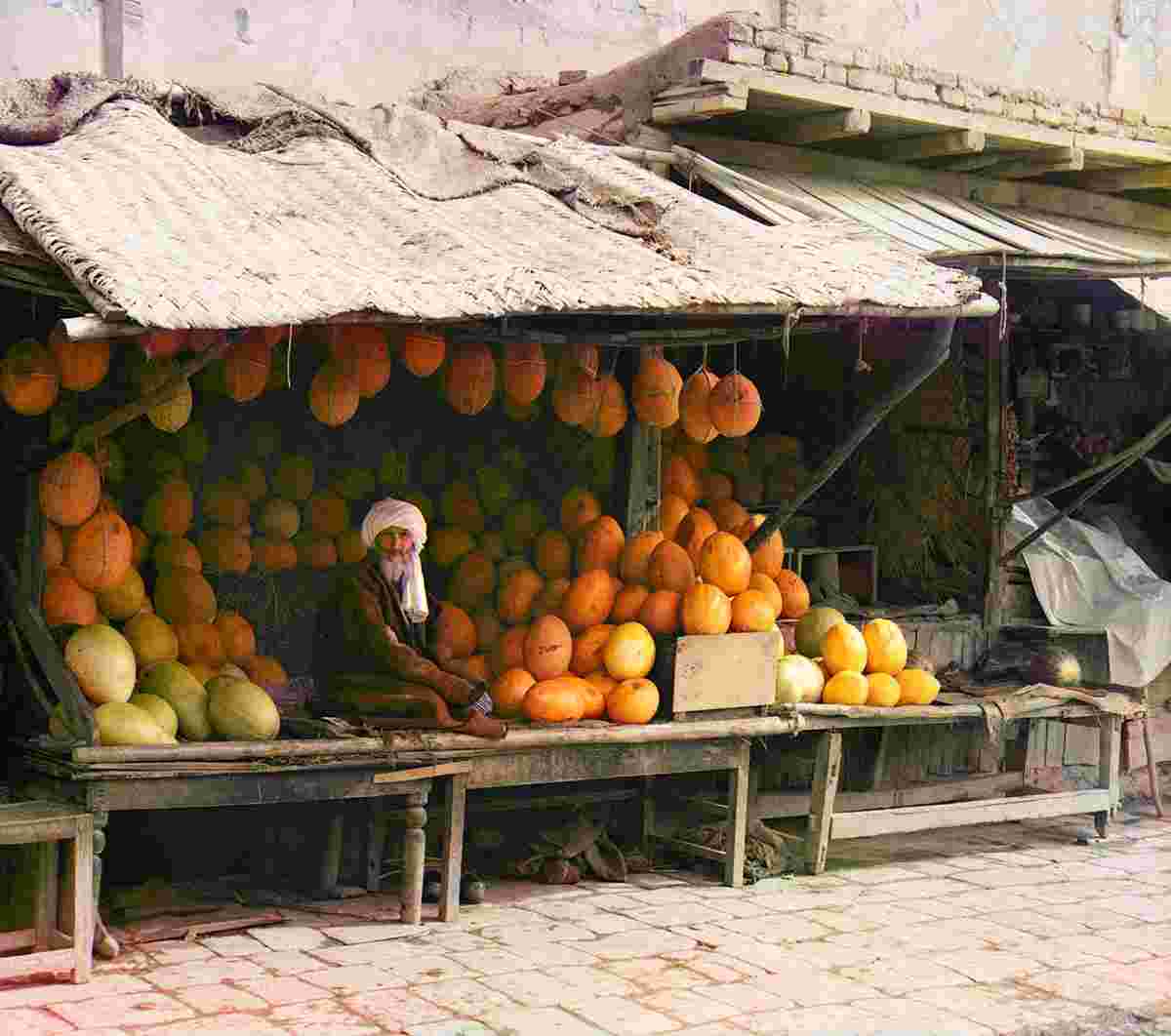 Samarkand. Melon Merchant, 1905