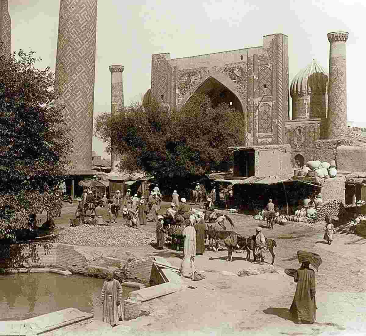 Samarkand. Sar hauz (artificial reservoir), 1897
