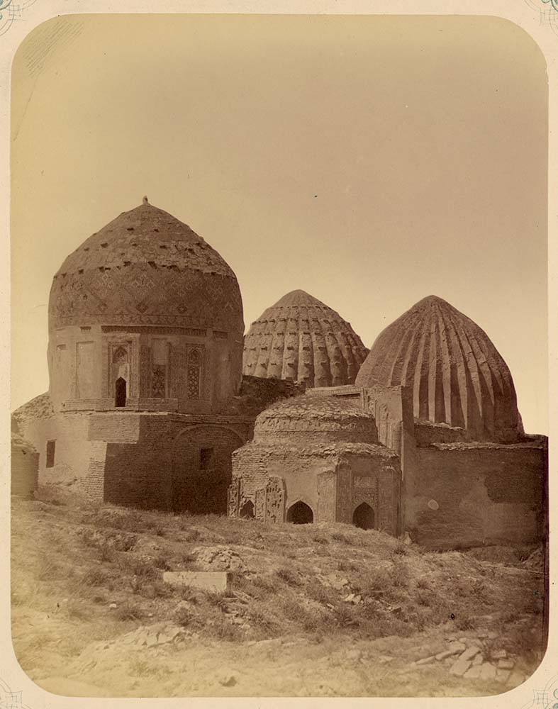 Samarkand. Shakhi Zinda - Shirin-bek-aka mausoleum, 1865
