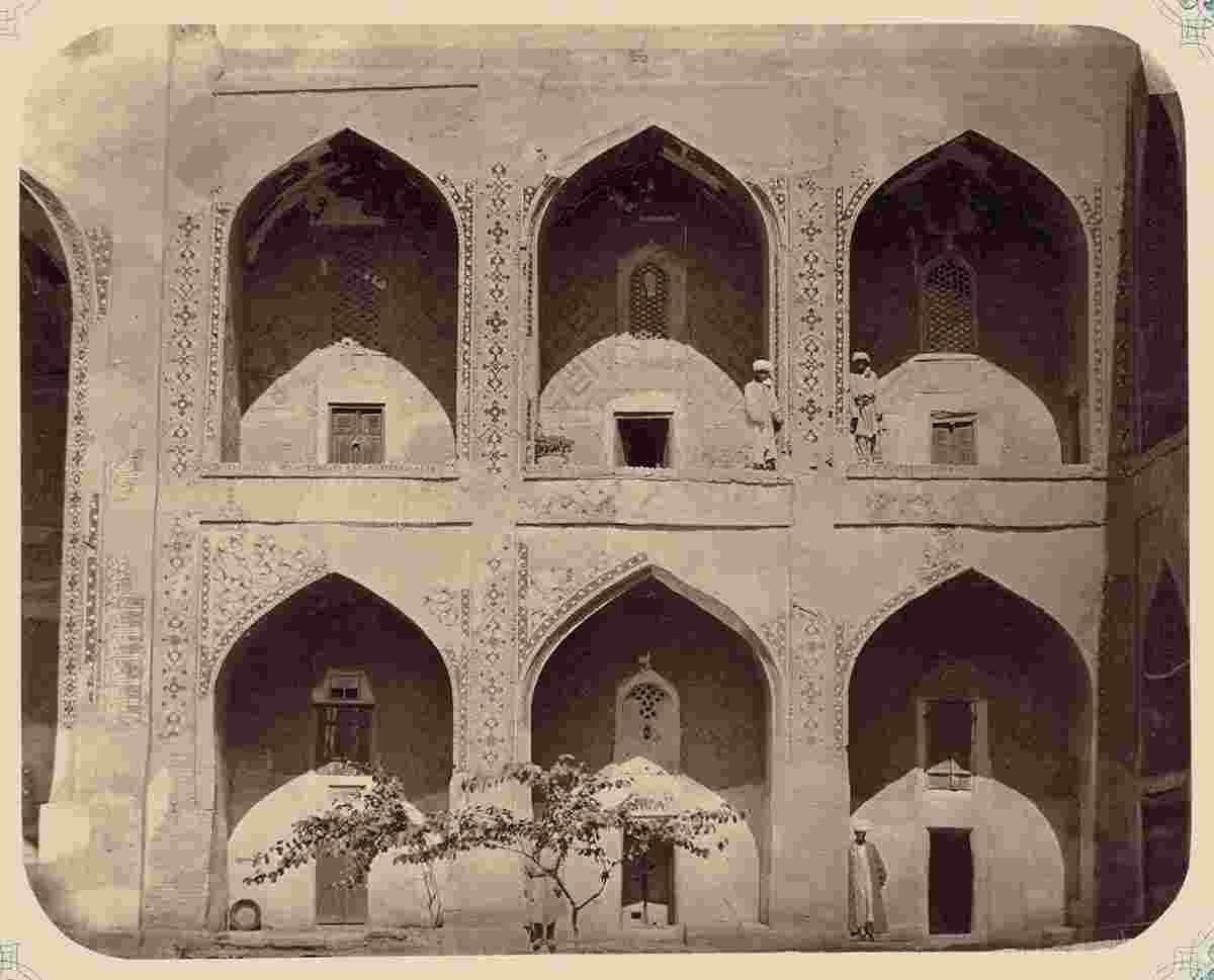 Samarkand. Sherdar madrasa, courtyard, 1865