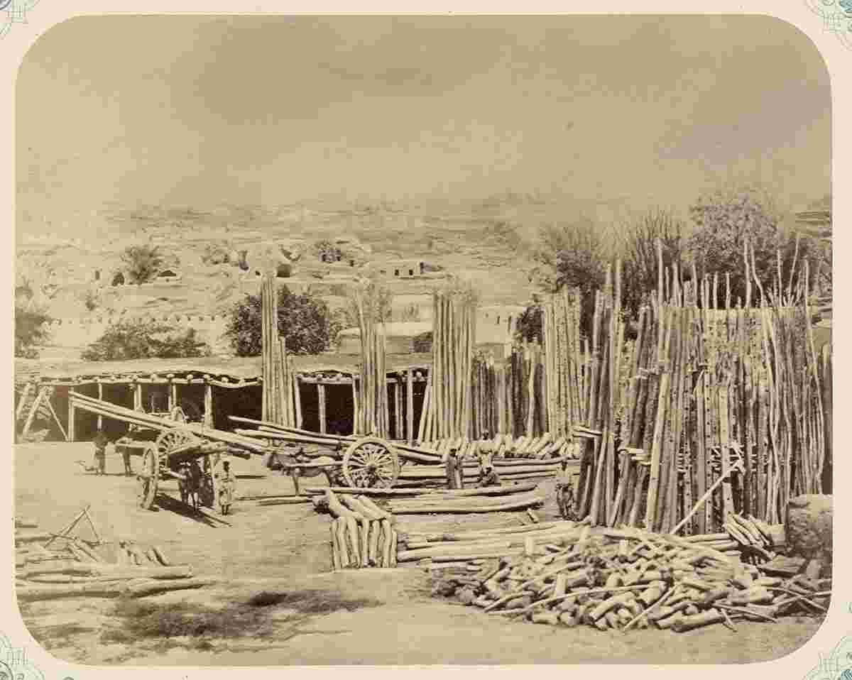 Samarkand. Lumber Market, 1865