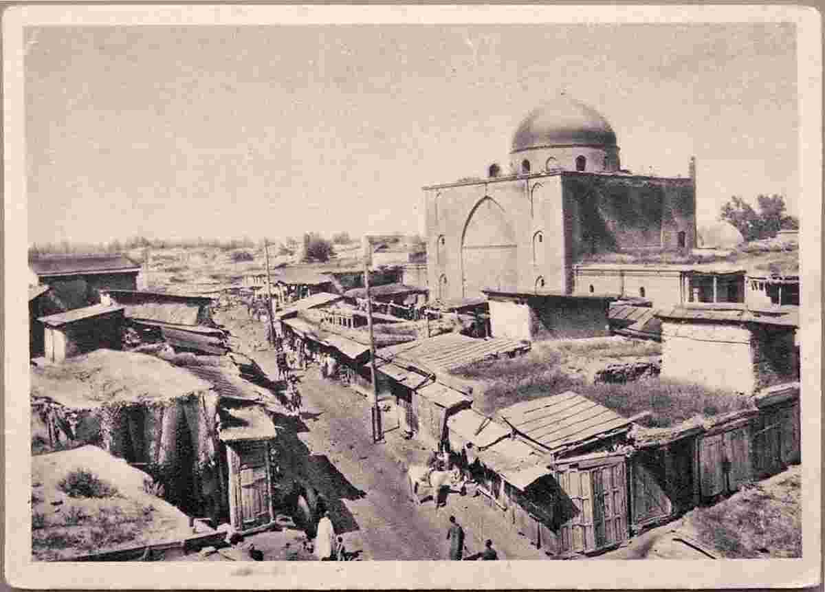 Tashkent. Bazaar in the Old town, 1930s