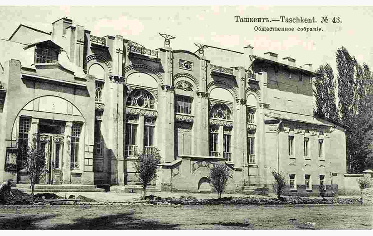 Tashkent. Public meeting