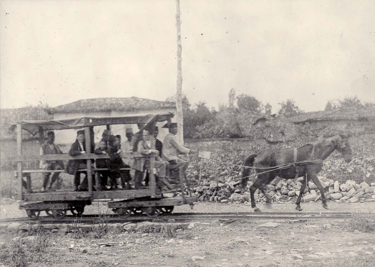 Tirana. The Only Railroad of Albania in 1920