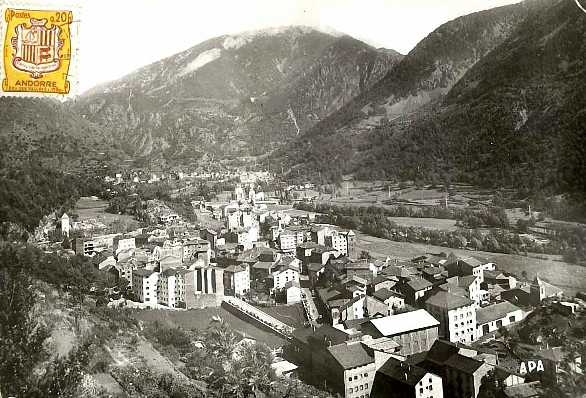 Andorra la Vella. Vue générale de la ville