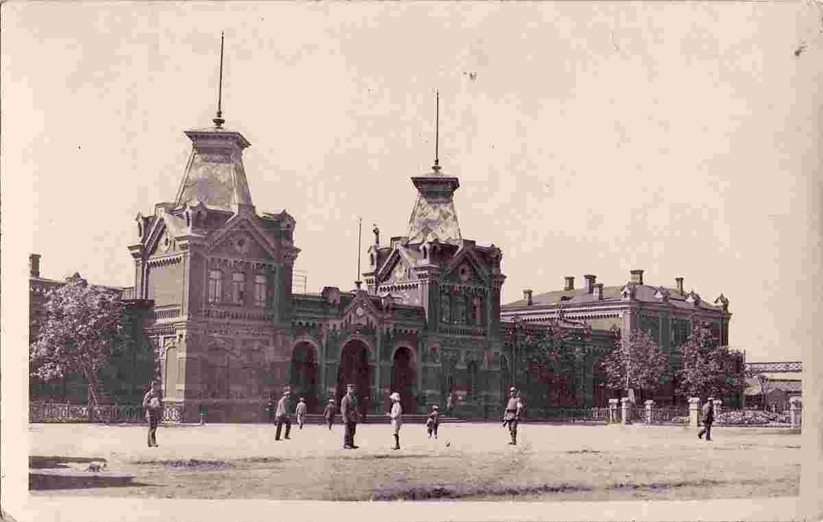 Minsk. Vilensky railway station, 1918