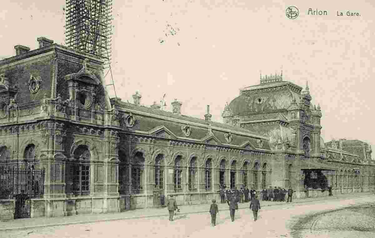 Arlon. La Gare, 1919