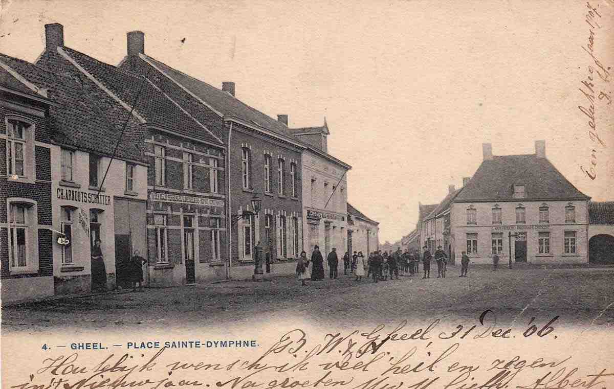 Geel. Place Sainte-Dymphne, 1906