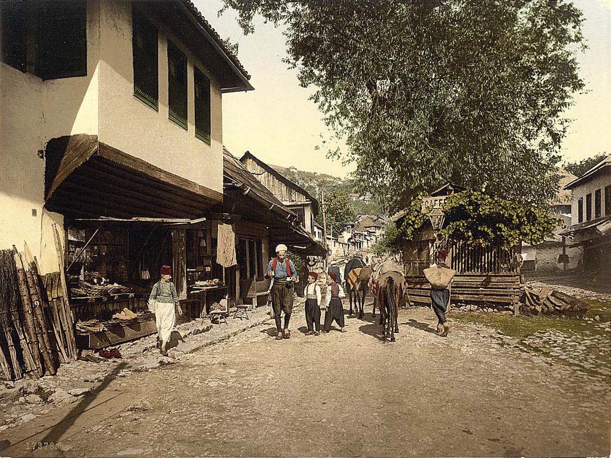 Sarajevo. Turkenviertal, circa 1900