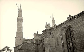 Nicosia. Tower of Selimiye Mosque, August, 1945