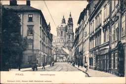 Prague. Carmelite Lane - Karmelitergasse, 1905