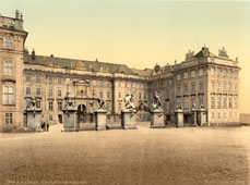 Prague. Entrance to castle, circa 1890