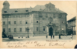 Prague. The Clementinum - historic complex of buildings, former Dominican monastery, 1902
