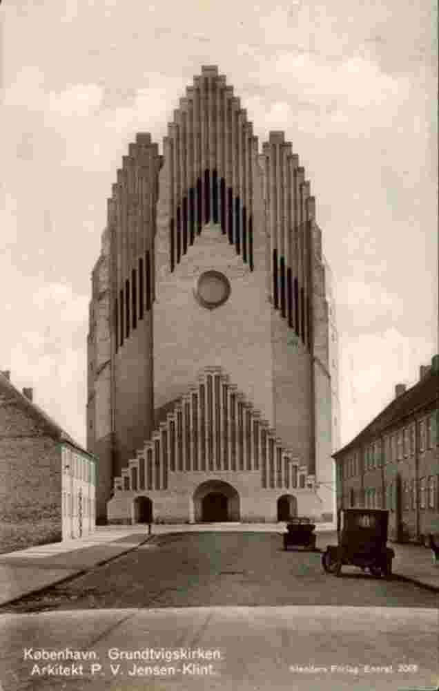 Copenhagen. Grundtvigs Kirke - The Lutheran church of Grundtvig