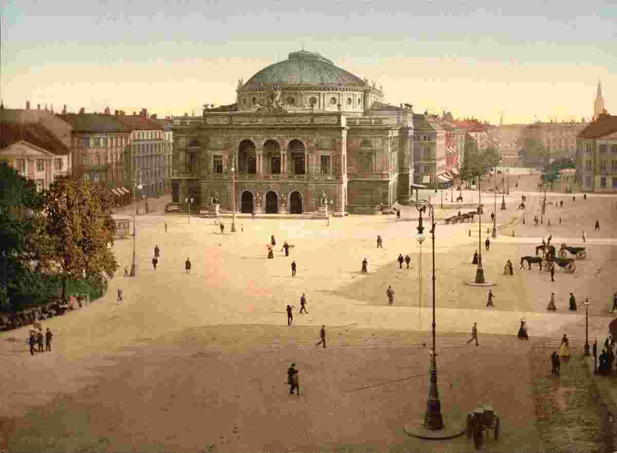 Copenhagen. Royal Theatre, circa 1890