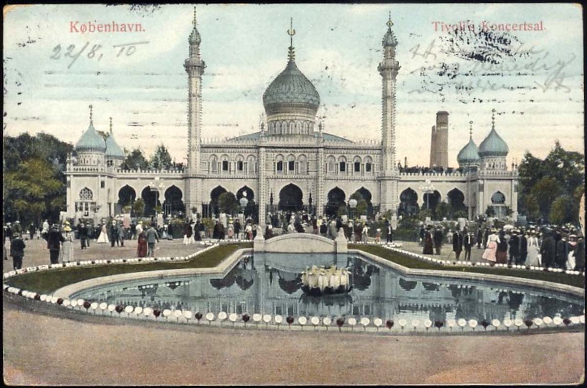 Copenhagen. Tivoli Garden and Mosque, 1910