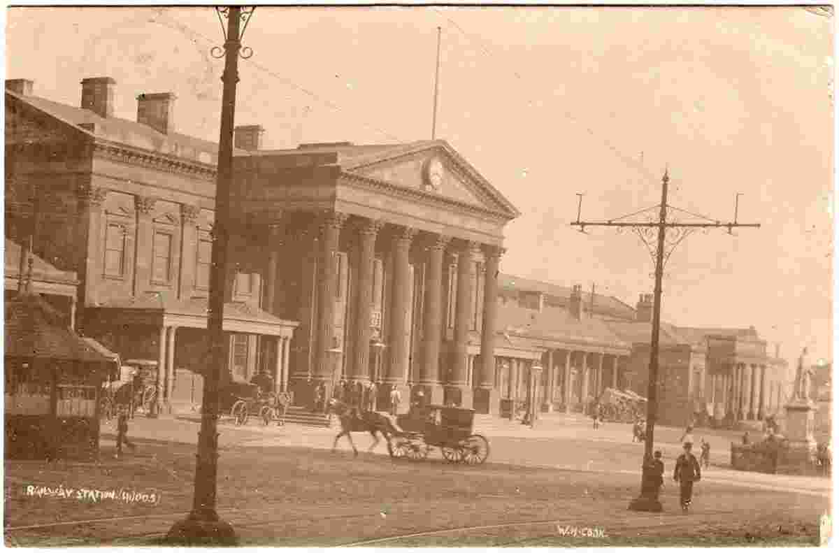 Huddersfield. Railway Station, 1903