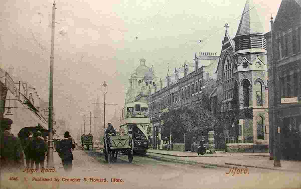 Greater London. Ilford - High Road, 1905