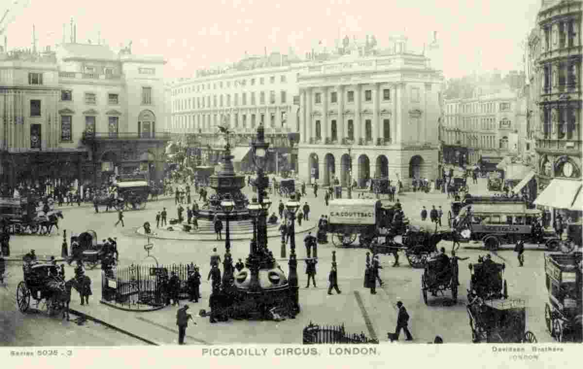 Greater London. Piccadilly Circus, County Fire Office