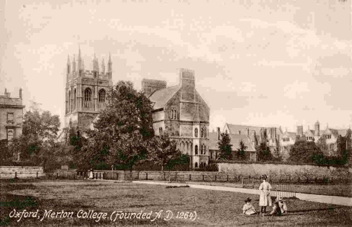 Oxford. Merton College, founded 1264