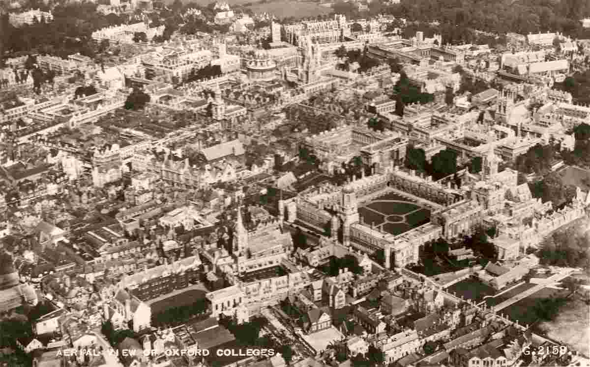 Oxford Colleges, Aerial View