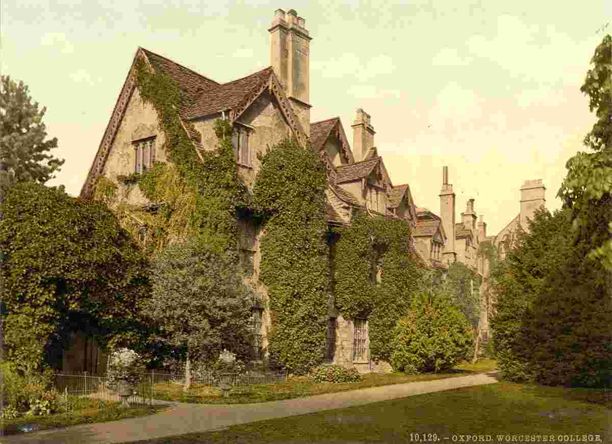 Oxford. Worcester College, 1890