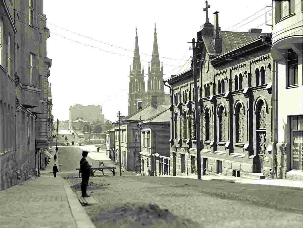 Helsinki. Korkeavuoren street, 1908