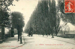 Amiens. Boulevard du Jardin des Platanes