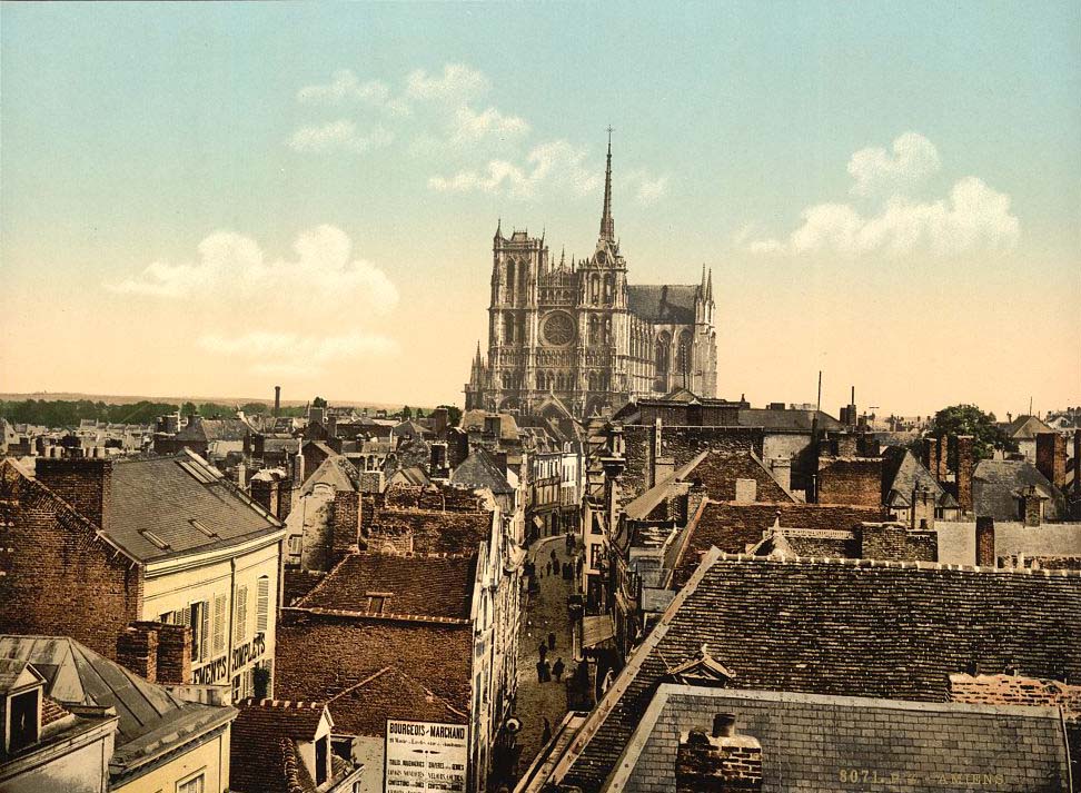 Amiens. Panorama de la ville, vers 1890