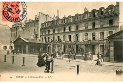 Brest. L'Hôtel de Ville, 1906