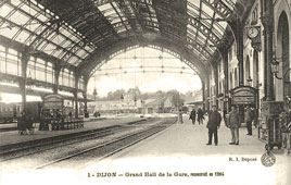 Dijon. Grand hall de la Gare