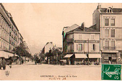 Grenoble. Avenue de la Gare, 1908