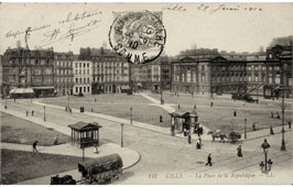 Lille. La Place de la République, 1910