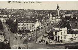 Limoges. Avenue de la Gare d'Orléans