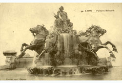 Lyon. Fontaine Bartholdi, 1917