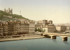 Lyon. Le Pont Tilsitt, vers 1890
