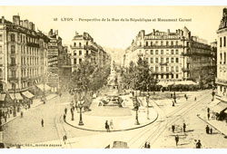 Lyon. Perspective de la Rue de la Rèpublique